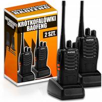 Racija BAOFENG 2 x BF-888S PMR juoda
