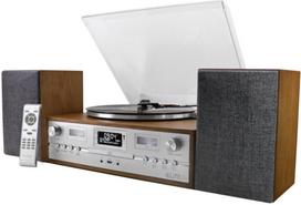 Patefonas Soundmaster PL895 su DAB+/FM radiju, CD/MP3, USB, Bluetooth, laikrodžiu