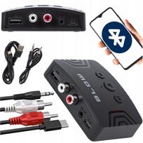 Bluetooth imtuvas 5.3 AUX minijack 3,5 mm USB-C 2xRCA rinkinys