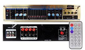 Stiprintuvas su USB, SD, FM, Bluetooth, Solid 4K