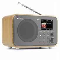DAB+ skaitmeninis FM radijo imtuvas, pilkas