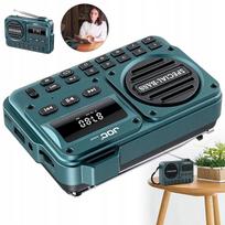 Nešiojama Bluetooth kolonėlė su FM radiju, USB-C įkrovimu, 800 mAh baterija