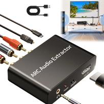 HDMI ARC audio ekstraktorius ir keitiklis į koaksialinį bei optinį signalą