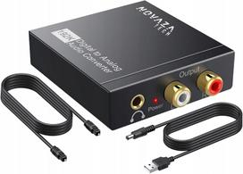 Keitiklis TOSLINK COAXIAL CINCH RCA PCM