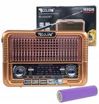 Radijas Retro PRL su FM, Bluetooth ir USB, įkraunamas