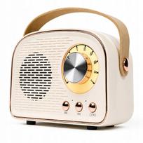Nešiojamas retro virtuvės FM radijas su Bluetooth, USB ir SD