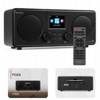 Radijo imtuvas Audizio Foza DAB+ FM internetinis BT USB WiFi juodas