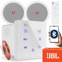Lubinės JBL kolonėlės su stiprintuvu