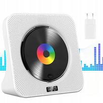 Nešiojamas CD grotuvas su garsiakalbiu, Bluetooth 5.0 ir nuotolinio valdymo pultu