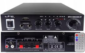 Bluetooth stereo stiprintuvas su USB, SD, AUX