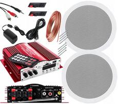 Lubiniai garsiakalbiai su Bluetooth stiprintuvu, USB, nuotolinio valdymo pultu