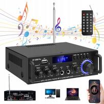 Mini stiprintuvas BT-298PRO 50W+50W HiFi stereo Bluetooth AUX USB