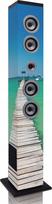Garsiakalbis Tower Ices IBT-6 USB SD radijas Bluetooth pultelis 4 garsiakalbiai + žemųjų dažnių garsiakalbis