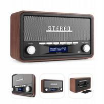 Nešiojama stereo radija su žadintuvu DAB+ FM 50W
