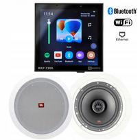 Radijo imtuvas P2 AUDIO su WiFi, Bluetooth ir JBL 40W garsiakalbiais, montuojamas į sieną