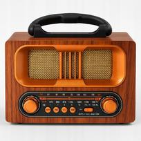 Retro radijas su Bluetooth, AUX ir DC 5V maitinimu