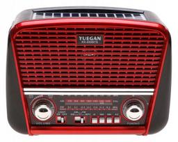 Radijo retro virtuvinis SOLAR Bluetooth garsiakalbis su žibintuvėliu, saulės baterija, USB, MP3
