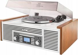 Patefonas RETRO Dual NR 7 CD Mp3 USB Bluetooth AUX su nuotoliniu valdymu