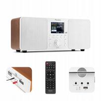 DAB+ radijas FM imtuvas bluetooth baltas Audizio virtuvei svetainei miegamajam biurui
