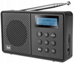 Nešiojama skaitmeninė radija DUAL MCR 100 DAB+ FM, įkraunama, RDS, Bluetooth