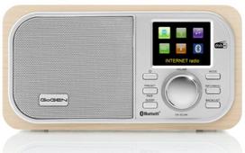 Virtuvinis internetinis radijas su WiFi, DAB+, Bluetooth, USB, nuotolinio valdymo pultu