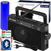Nešiojama radija AM/FM su Bluetooth, USB, AUX, SD