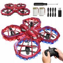 Mini dronas su 360° apsisukimu ir 3 greičio režimais vaikams