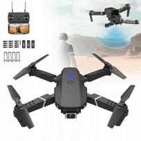 Sulankstomas RC dronas 2.4GHz WiFi FPV su dvejomis kameromis, 3 baterijos