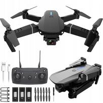 Dronas su 4K WiFi kamera, 90° reguliuojama kamera, pradedantiesiems