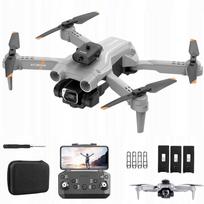 Sulankstomas dronas su 2x 4K HD kameromis ir 3 baterijomis