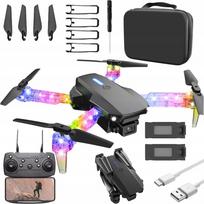 Žaislinis dronas E99D su 2 HD kameromis, valdomas nuotolinio valdymo pultu, WiFi