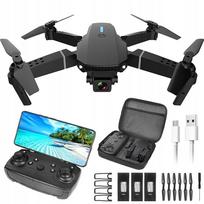 FPV dronas su 4K WiFi kamera ir naktiniu skrydžiu pradedantiesiems