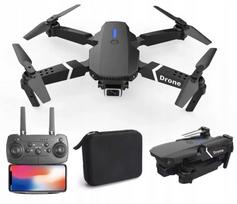 Sulankstomas dronas E88 Pro su dviem kameromis, WiFi FPV pradedantiesiems