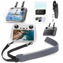 Apsauginė virvelės laikiklio ir 2x 9H stikliukai DJI RC / RC 2 Mini 3 4 5 Pro