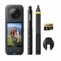 Veiksmo kamera INSTA360 X4 be drono, atspari vandeniui, 8K 360°, 4K plačiaekrė