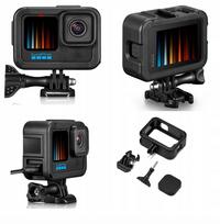 Rėmelio laikiklio dėklas GoPro Hero 13 12 11 10 9 kamerai su dangteliu