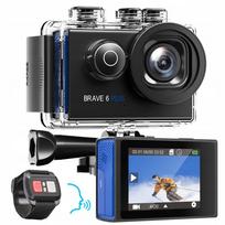 Veiksmo kamera AKASO 4K 30FPS 20MP WiFi jutiklinis ekranas EIS 4X priartinimas 40m