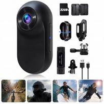 Mini sportinė kamera su WiFi, Full HD 1080P, su segtuku