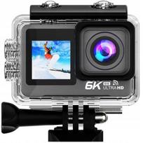 Veiksmo kamera Lipa AT-M82TR 6K, IPS, WiFi, atspari vandeniui