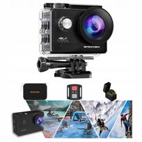 Veiksmo kamera 4K 20MP WiFi atspari vandeniui 40m nuotolinio valdymo pultas 2x LCD akumuliatorius