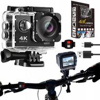 Sportinė kamera 4K 30FPS WiFi, atspari vandeniui su priedais
