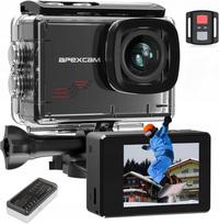 Veiksmo kamera APEXCAM M80 4K 60FPS UHD, atspari vandeniui, su priedais ir nuotolinio valdymo pultu