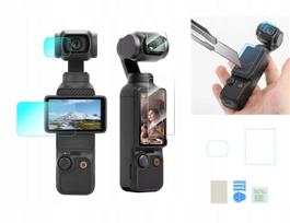 Stiklinė apsauginė plėvelė DJI Osmo Pocket 3 kamerai, 2 vnt.