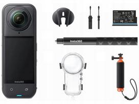Sferinė kamera INSTA360 X5 Invisible Dive Bundle 8K/30 FPS su priedais