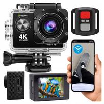 Sportinė kamera 4K Wifi su USB mikrofonu ir vandeniui atsparių priedų rinkiniu