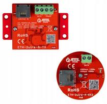 LAN perdavimo rinkinys ETH-2wire-A-SET2 10/100Mbps + PoE per 2 laidus ATTE