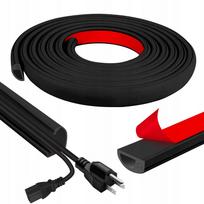 Savaime lipnus PVC 3M juodas kabelių kanalas