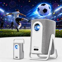 4K WiFi Bluetooth autofokusinis projektorius, Netflix, YouTube, PrimeVideo, Dolby