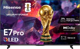 Televizorius HISENSE 65E77S PRO 65" QLED 4K 144Hz VRR VIDAA HDMI 2.1