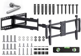 Ilgarankė 108 cm TV laikiklis, 43–95 colių, 90° pasukimas